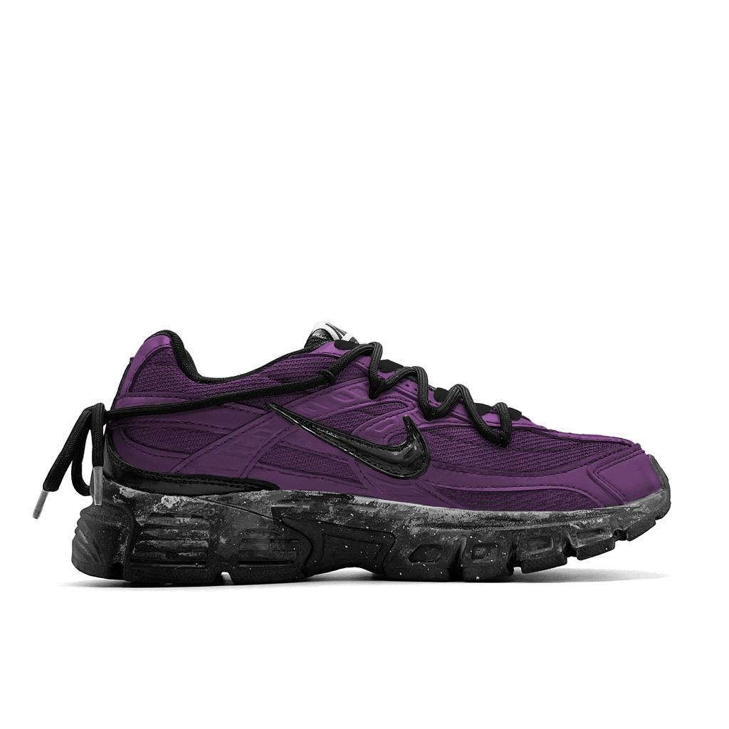 Nike Initiator Abriebfest Stütze Niedrig geschnitten Freizeit Stadttaugliche Laufschuhe Unisex Schwarz Lila 394055-100(Team476-Rex)
