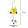 New Sunflower Boat Wind Metal Window Crafts Chimes Pendant Home Outdoor Yard Garden Decoration Windchimes Hanging Ornaments