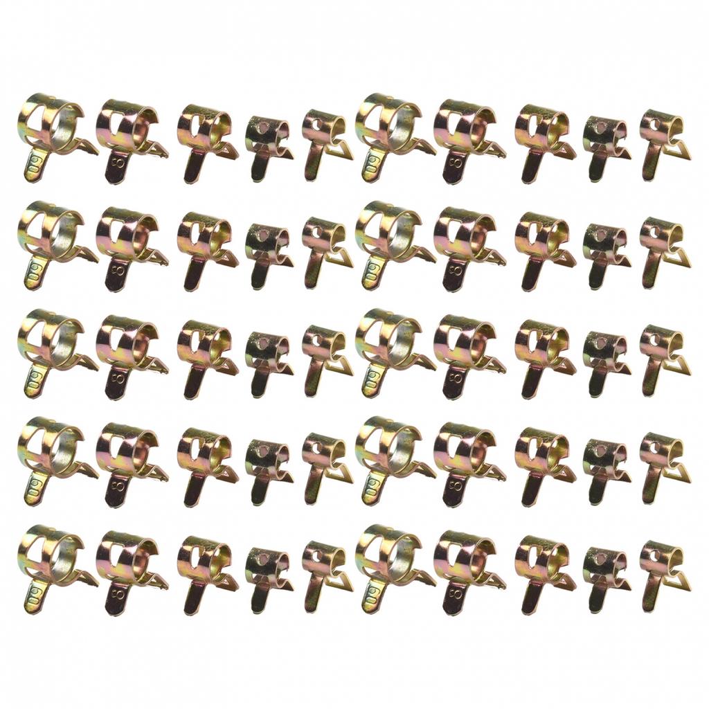 Water Tube Clamps Line Hose Pipe Air Tube Replacement 50pcs Tool Set Kit