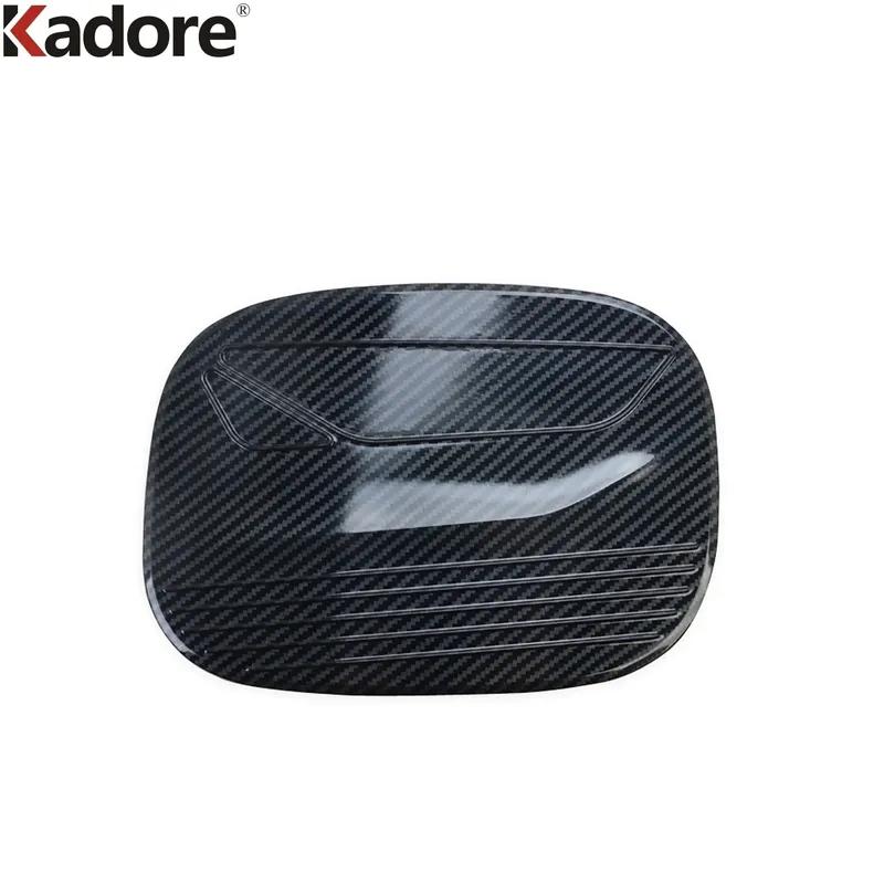 For Mazda CX8 CX-8 2018- 2024 Carbon Fiber Car Oil Fuel Tank Cover Trim Gas Filler Gasoline Cap Accessories