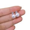2025 Royal Consort Style Freshwater Pearl Stud Earrings – New Light Luxury High-End Design