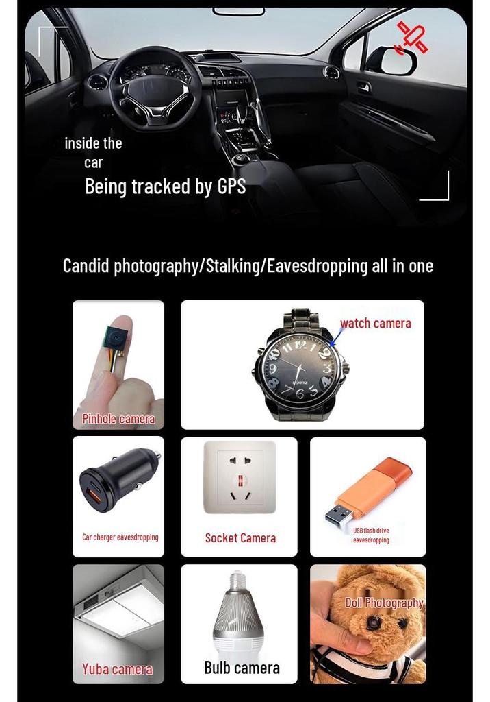 S6 Wireless Signal Detector: Anti-Peeping, Camera Finder, GPS Tracker