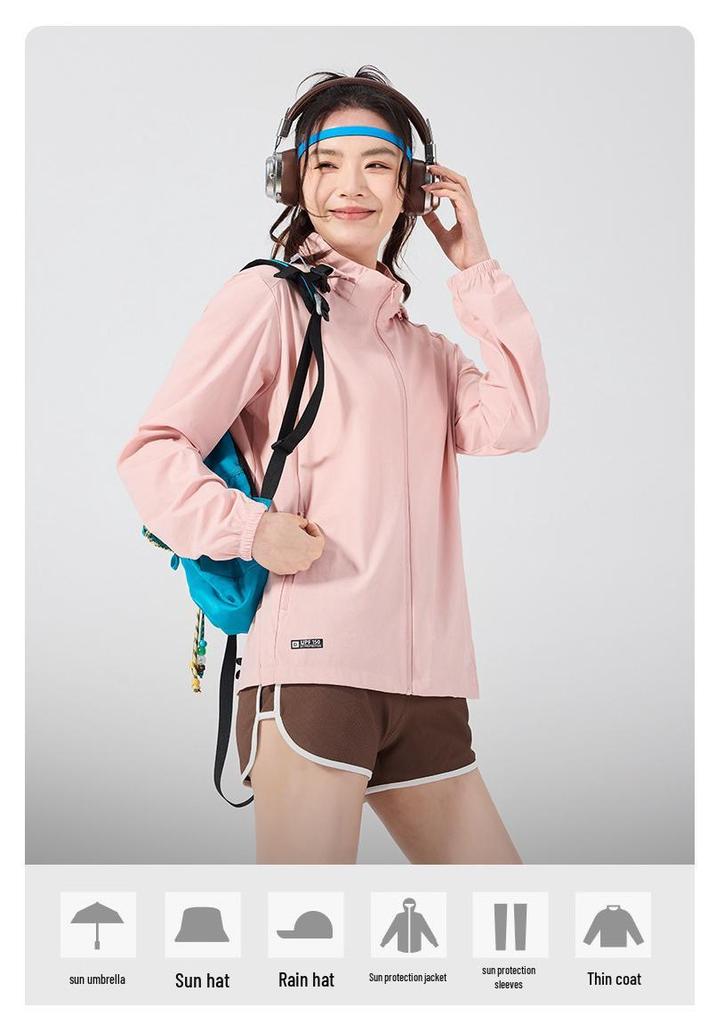 Custom Men's and Women's Quick-Dry Ice Silk Sun Protection Jacket for Outdoor Sports and Fishing with Logo