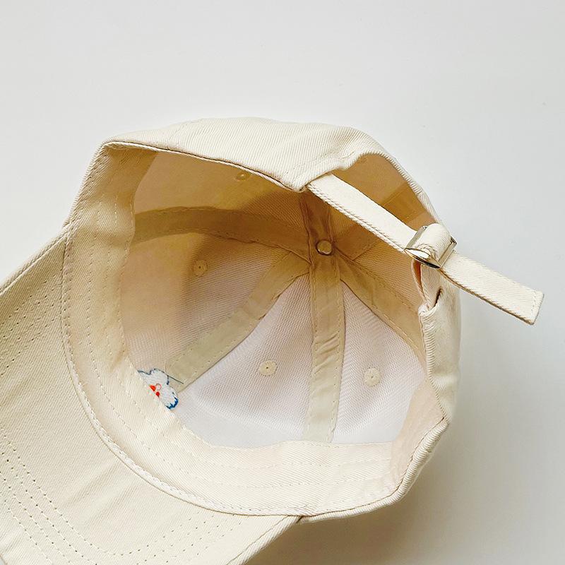 Lovely Flower Children Baseball Cap Solid Color Kids Duck Tongue Hat 3-5 Years Boy Girl Baby Outdoor Sun Visor Cotton Peaked Hat