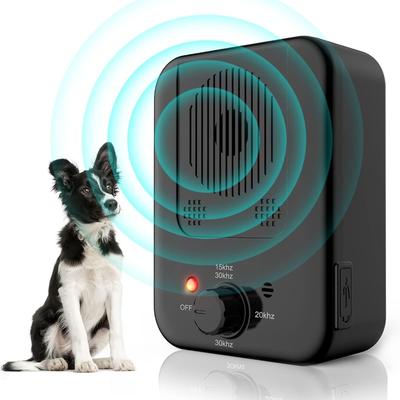 Anti Barking Device for Dogs, 3 Modes Dog Barking Control Device, 33FT Waterproof Dog Barking Deterrent Device, Rechargeable Stop Dog Barking Device