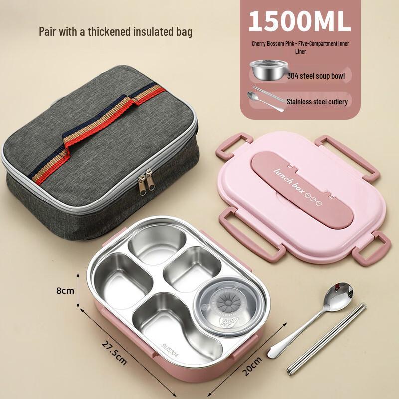 304 Stainless Steel Divided Lunch Box