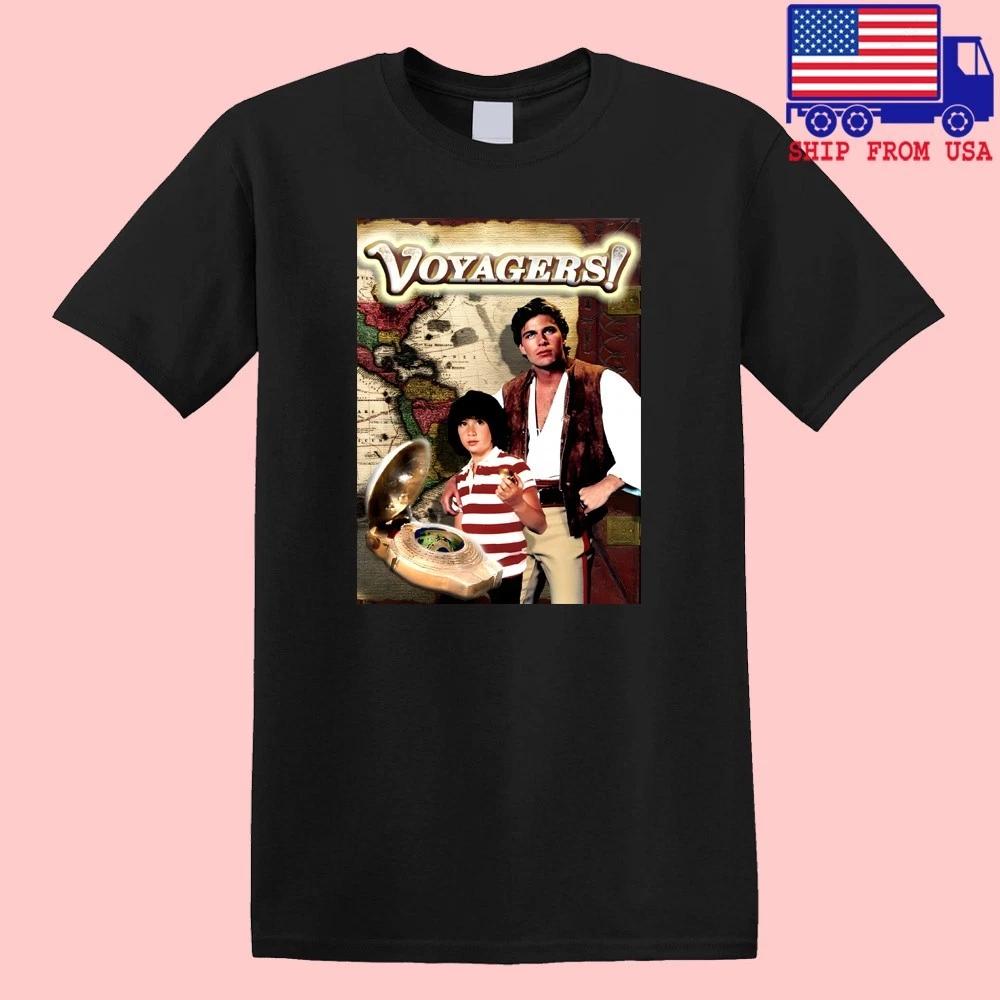 Voyagers 80s TV Show Men s Black Size S-5XL XL