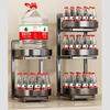 360-Degree Rotating Carbon Steel Kitchen Spice Rack