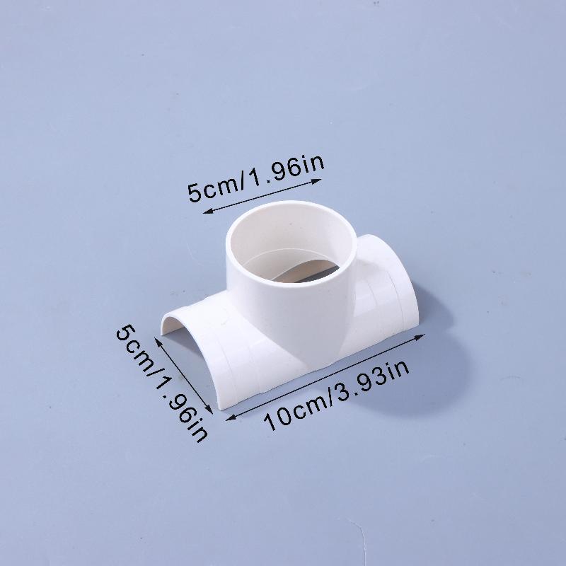 New PVC Open Tee Pipe Joint Repair Patch Drain Pipe Adapter Tube Connectors For Home Outdoor Industrial Plumbing Accessories