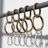 Set of 50 Mini Carabiners with Hook Snaps, Multifunctional, Durable, Stylish, and Spring Hooks for Outdoor Use