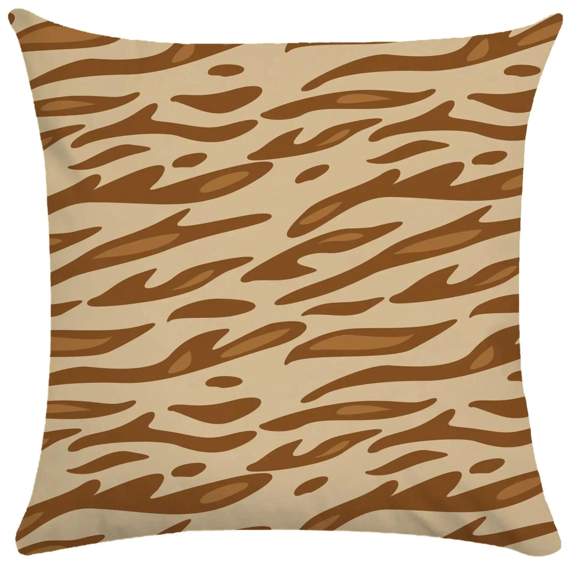 

Наволочка с леопардовым и зебровым принтом, украшение для спальни, дома, автомобиля, офисного кресла, гостиной, диванная наволочка 66x66cm бордовый