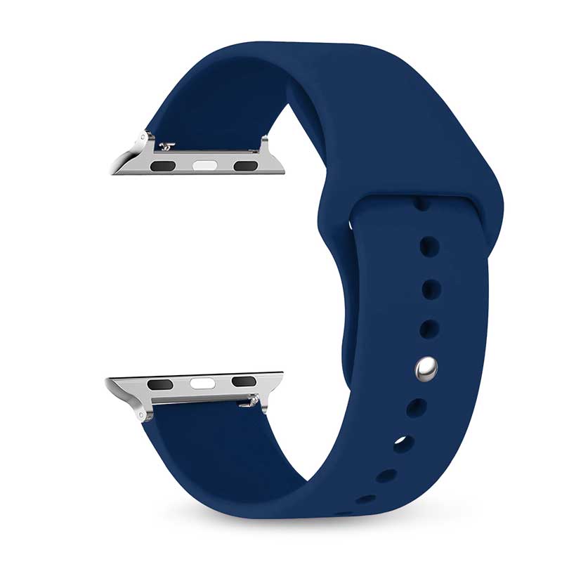 Silicone Band For Watch Strap 44mm 45mm 40mm 41mm 42-38mm 45 Mm Sport Bracelet Iwatch Series 8 7 6 5 4 3 SE 9 Ultra 2 49mm