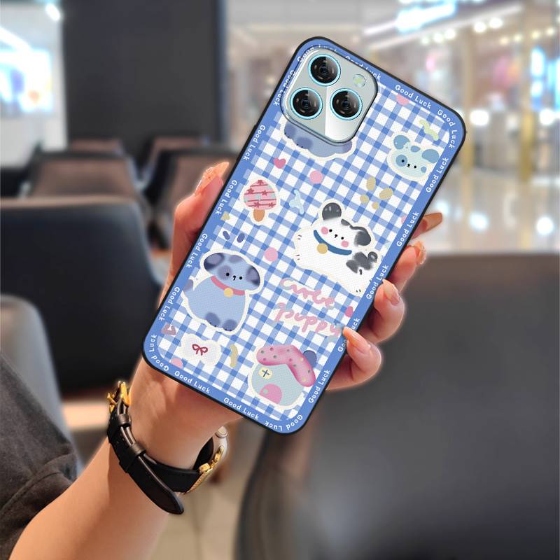 Soft case Protective Phone Case For Blackview A95 Dirt-resistant Silicone Cartoon TPU Back Cover Durable Anti-knock Cute
