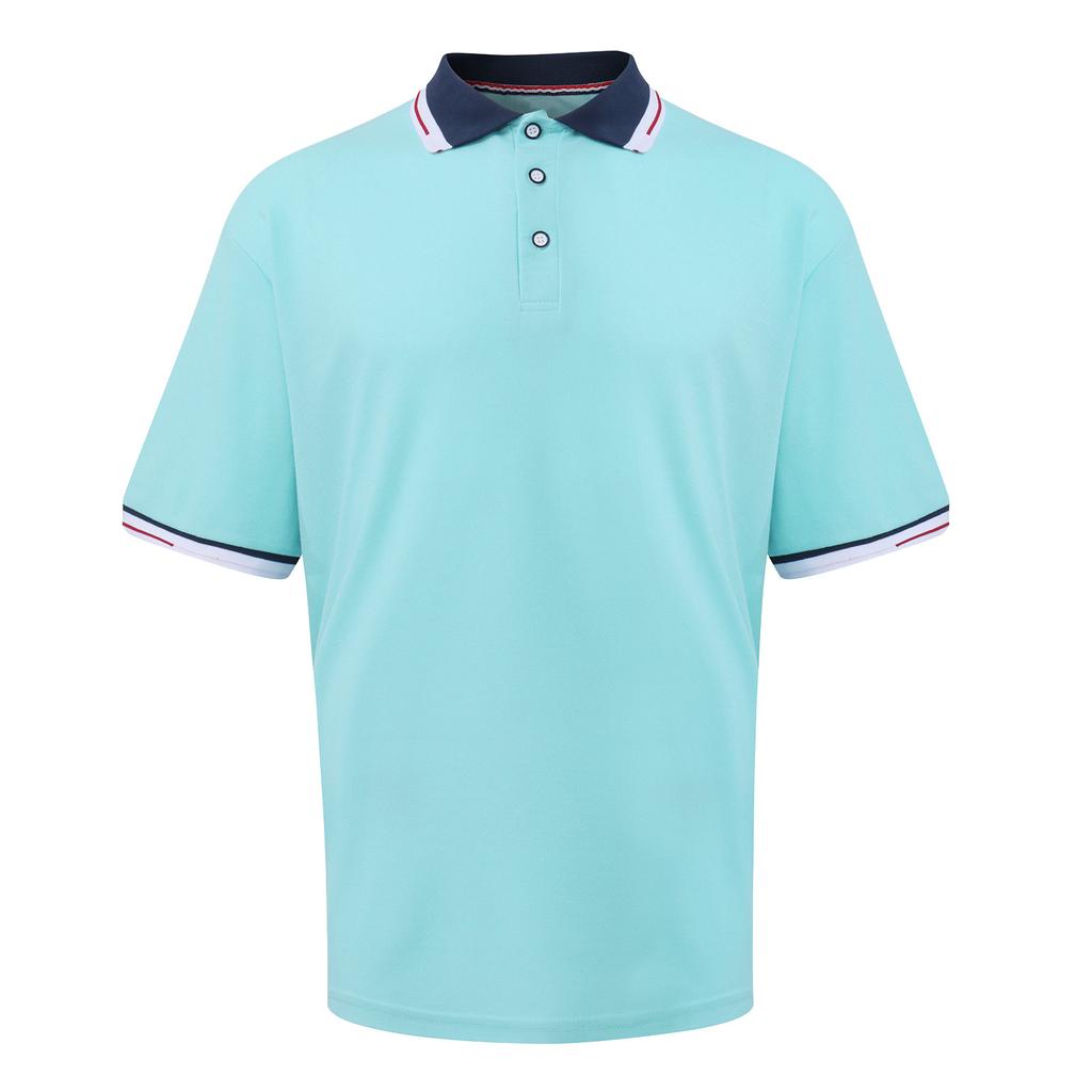 Men'S Summer Casual Lapel Stitching Contrast Color T-Shirt Sports Fashion Short-Sleeved Shirt