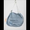 [Travel Essential] Daiso Korea Foldable Shoulder Bag Grey - Large Capacity Portable Travel Tote Bag (Authentic)