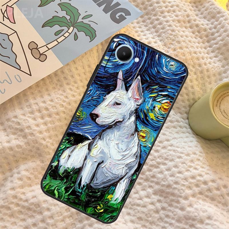 

Bullterrier Bull Terrier Dog Case For Realme C71 C75 C61 C53 C55 C33 C63 C51 C65 C67 11 12 13 14 Pro Plus GT6 GT7 15 Pro Realme C53