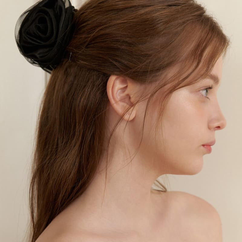 Tatiana Pom Pom Rose Hair Crow Clip HB2253