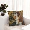 Benutzerdefinierter Cavalier King Charles Spaniel Quadratischer Kissenbezug Kissen Komfort Wurfkissen Sofakissen Für Zuhause Schlafzimmer