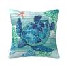 Ocean Sea Turtle Cushion Cover X Cm Polyester Velvet Throw Pillow Case For Sofa Chair Decoration Bedding Pillowcase