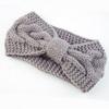 Dámska pletená čelenka do vlasov Uzol Háčkovanie Zimné náušník Twist Vlnené čelenky Pokrývka hlavy Turban Obväz na hlavu Bandáž do vlasov Doplnky do vlasov