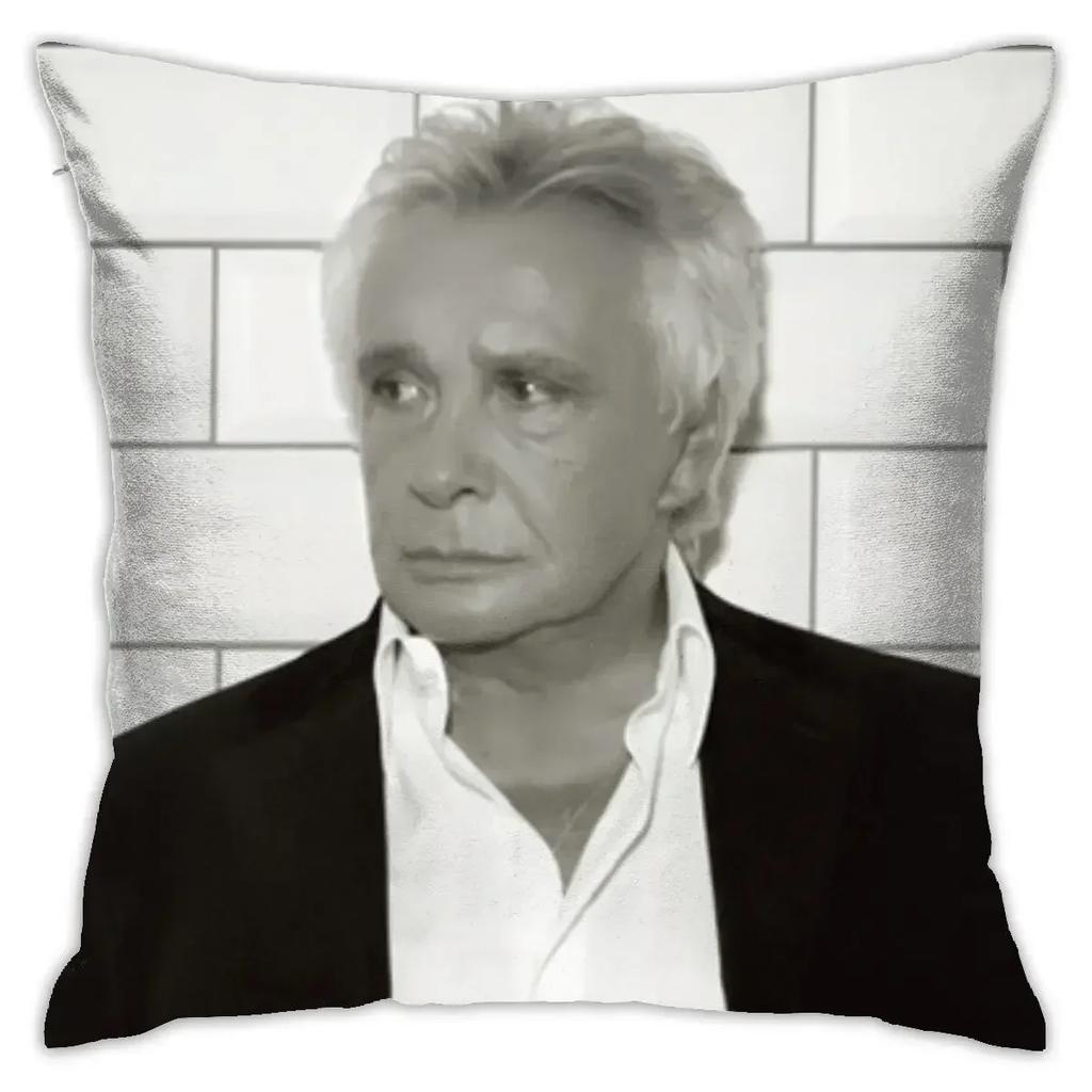 Michel Sardou 5 Federa per cuscino Dakimakura Copricuscino Federa Anime Dakimakura Copricuscino 45/40/35CM