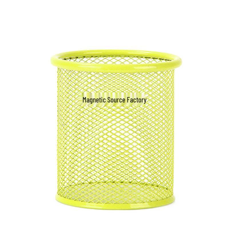 Large Capacity Pen Holder Box with Grid Organizer for Students and Office