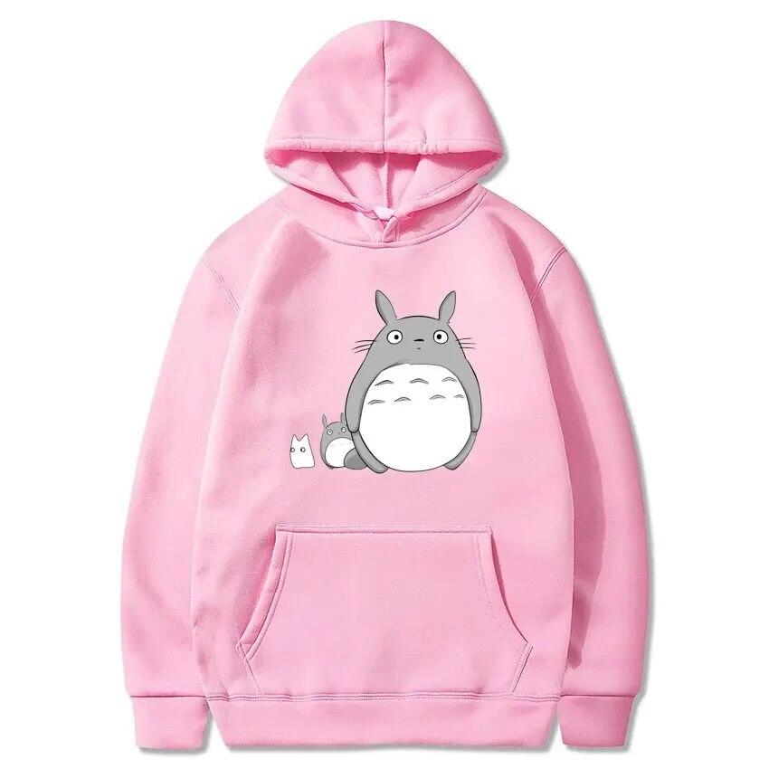 Herbst Mein Nachbar Totoro Drucken Hoodies Anime Unisex Frauen Mode Sweatshirts Übergroßen Hoodie Pullover Trainingsanzug Unisex Kleidung