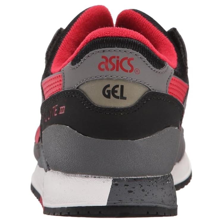 New Asics Gel Lyte Iii Black Classic Red H635L-9023