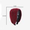 Fashion Wide Casual Hair Accessories Head Wrap Wool Knitted Headband Handmade Headwear
