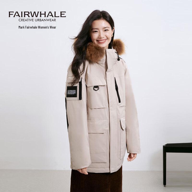

Mark Fairwhale Women s Hooded Workwear Down Jacket M (110-130 catties)