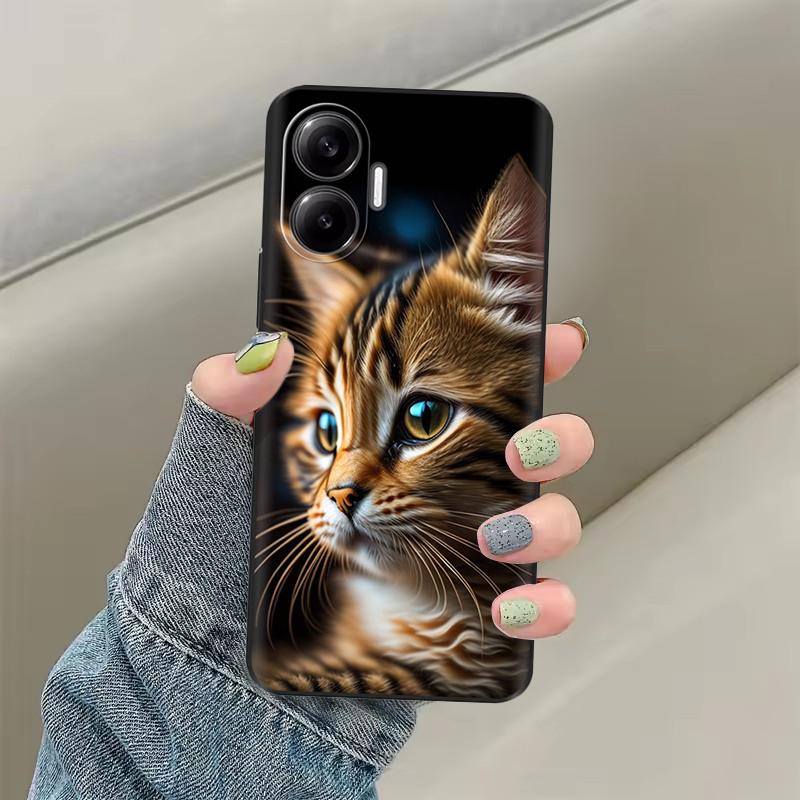 Phone Case For Xiaomi Poco F7 Soft TPU Silicone Bumper For Xiaomi PocoF7 Poco F7 Pro F7 Ultra Protection Back Cover Black Cases