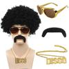 Explosive Wig Singer Punk Retro Stage Performance Party Cosplay Props