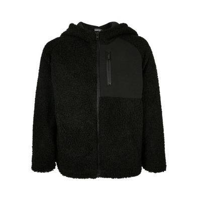 Urban Classics Boys Zip Sherpa Hooded Jacket