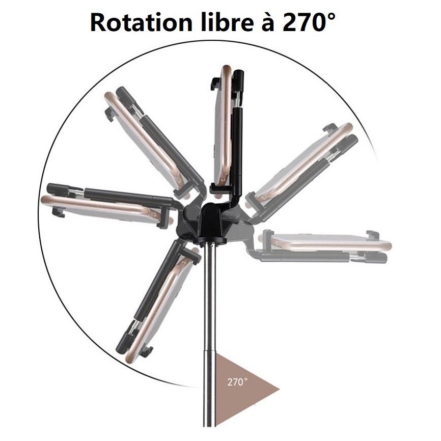 Wireless Selfie Stick Tripods Stand Foldable Monopod With Bluetooth Remote Control For Smart Phone Balance Steady Shooting Live