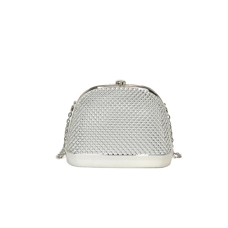 Women's Bag Fashion Niche Design Dinner Bag 2025 New European and American Trendy Versatile Acrylic Chain Shell Bag