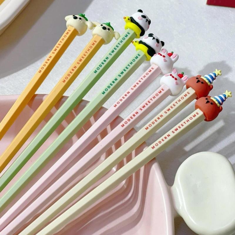 Premium Alloy PVC Chopsticks Feature Nonslip Grip And High Temperatures Resistance For Adults Kids Family Meals