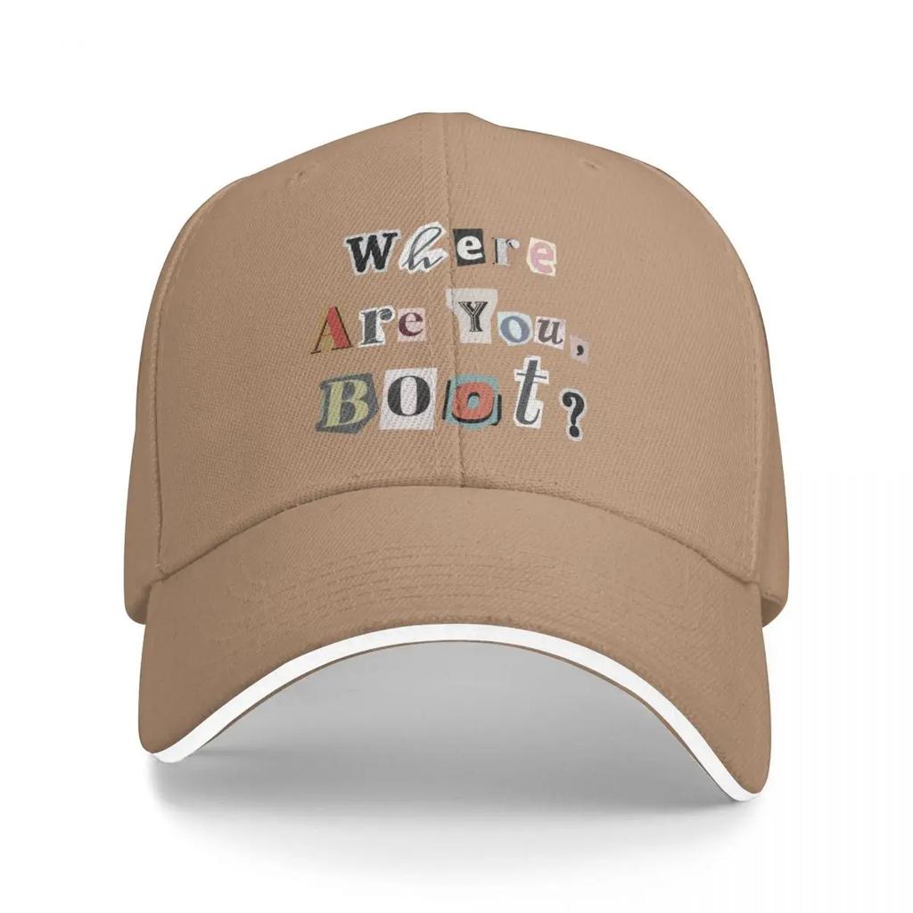 Where are you Boot Text graphic The Rookie Baseball Cap sailor cap for men Sun Hat For Children Womens Hats Mens