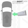Front Door Handle Cover Cap LR068337 Right Exterior Handle Lock Key Cap Replacement for Land Rover Range Rover Sport L494