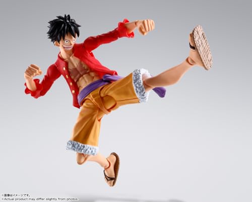TAMASHII NATIONS S.H.Figuarts ONE PIECE Monkey D. Luffy - Onigashima Invasion - Approx. 145mm ABS & PVC Painted Movable Figure