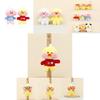 Adorable Pp Cotton Filled Plush Duck Keychain Toy Cute 12cm Stuffed Animal Doll