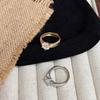 Explosive Court Style Full Diamond 1 Carat Ring Irregular Ins Wind Ring Finger Ring Opening