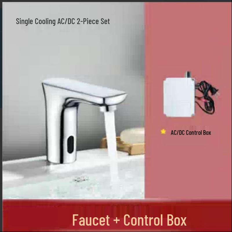 L-Shape All-Copper Automatic Sensor Basin Faucet