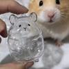 Pet Shaped Hamster Fur Storage Keychain Hair Container Pet Hair Memorial Keyring  Backpack