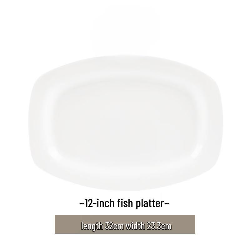 12-inch Melamine Fish Plate