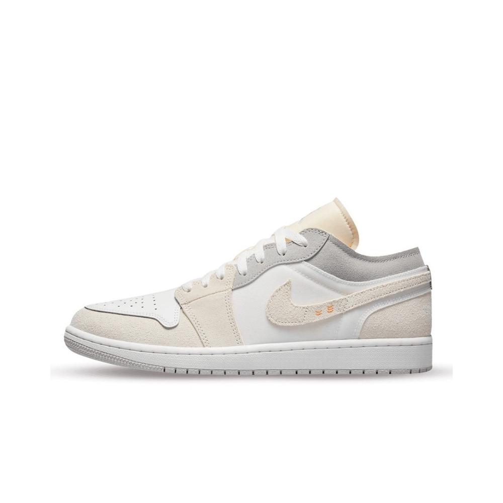 Air Jordan 1 Low Inside Out Cream White Light Grey