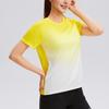 Athletic T Shirt For Women Summer Breathable Polyester Slim Fit Running Workout