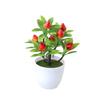 Lemon Simulated Plastic Peach Strawberry Fruit Tree Potted Artificial