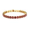 Super Flash Zircon Bracelet 6mm Multicolor Optional Jewelry Bracelet Platinum Plated Ladies Diamond Bracelet