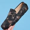 Maedef New Fashion Men Casual Shoes Anti-Slip Luxury Brand Print Soft Breathable High Quality Loafers For Men Size 38-48