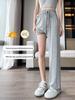 Women's Summer High-Waisted Wide-Leg Slimming Pants - Plus Size, Sun Protection, Loose Fit, Casual Style